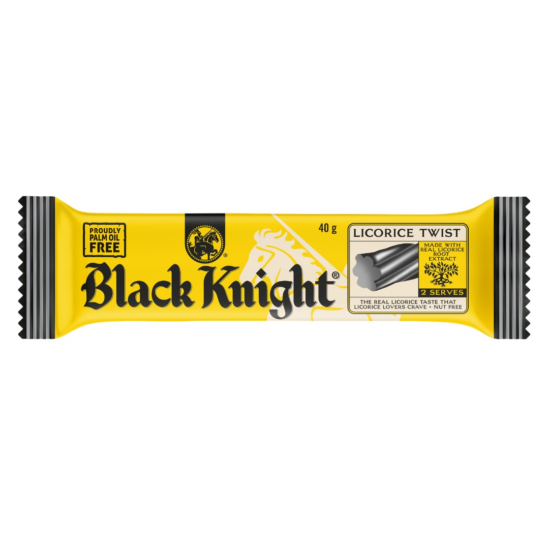 RJ's Black Knight Licorice Twists 40g
