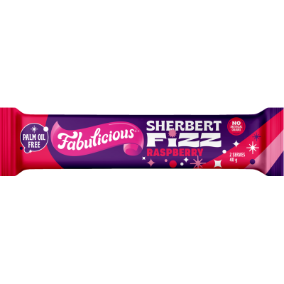 RJ's Fabulicious Raspberry Sherbet Fizz 40g