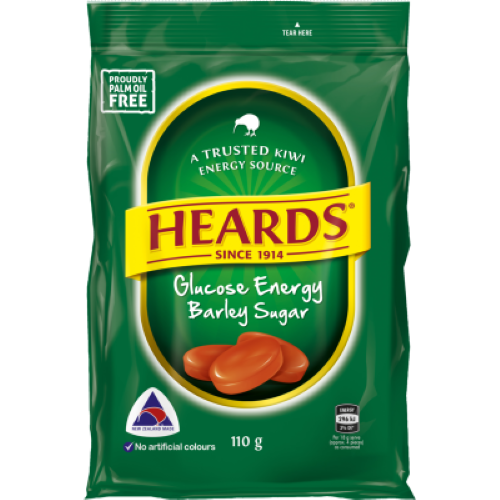 RJ's Heards Glucose Energy Barley Sugar 110g