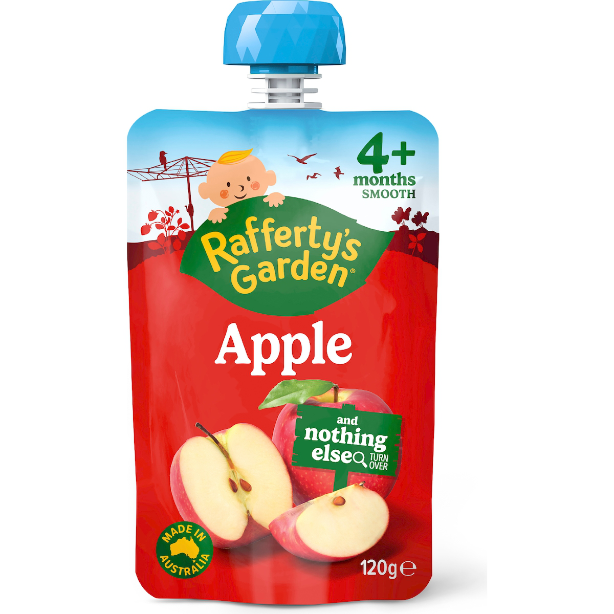 Rafferty's Garden Apple 4+ Months Smooth 120g