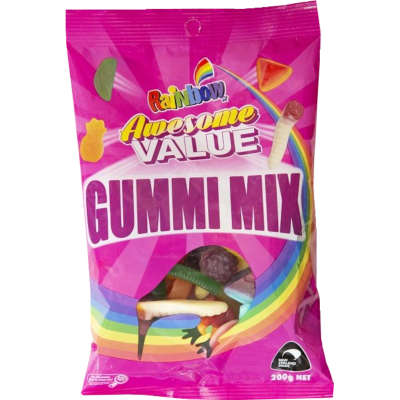 Rainbow Awesome Value Gummi Mix 200g