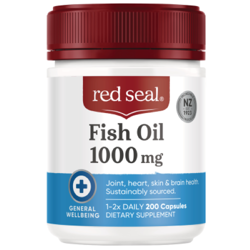 Red Seal Fish Oil 1000mg Capsules 200pk