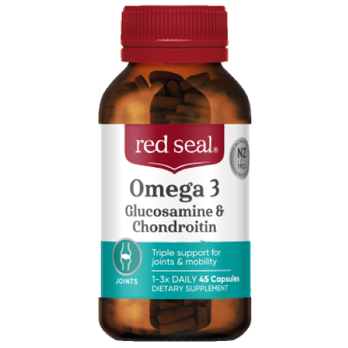 Red Seal Omega 3 Glucosamine & Chondroitin Capsules 45pk