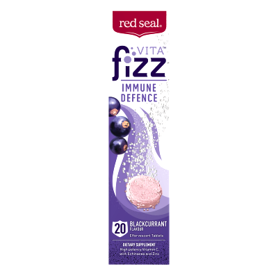 Red Seal Vita Fizz Immune Defence Blackcurrant Effervescent Tablets 20pk