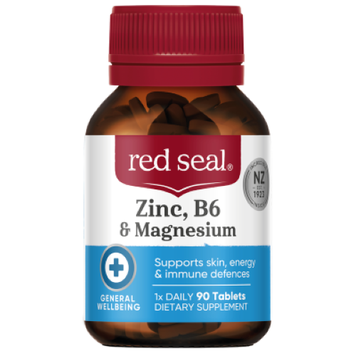 Red Seal Zinc B6 & Magnesium Tablets 90pk