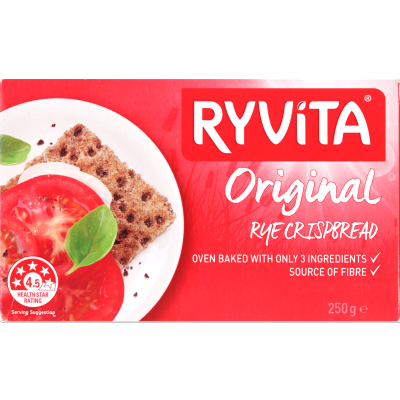 Ryvita Original Rye Crispbread 250g
