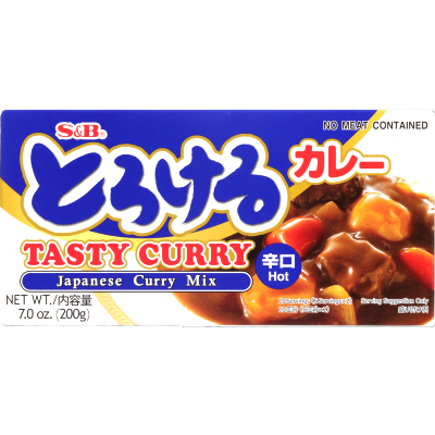 S&B Hot Japanese Curry Mix 200g