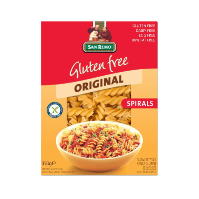 San Remo Gluten Free Spirals Pasta 350g