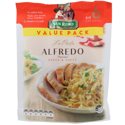 San Remo La Pasta Alfredo Pasta & Sauce 160g
