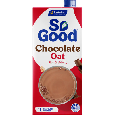 Sanitarium So Good Oat Chocolate Flavoured Oat Milk 1l