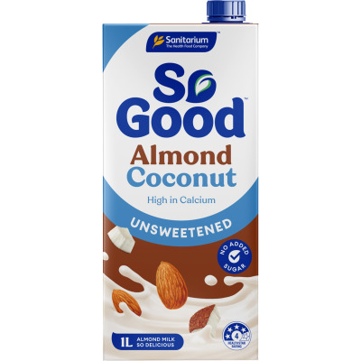Sanitarium So Good Unsweetened Almond Coconut Milk 1l