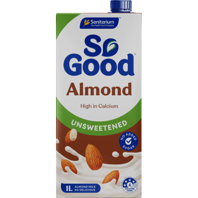 Sanitarium So Good Unsweetened Almond Milk UHT 1l