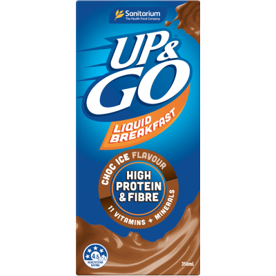 Sanitarium Up & Go Choc Ice Flavour Liquid Breakfast 350ml