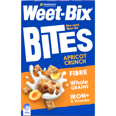 Sanitarium Weet-Bix Apricot Crunch Bites Breakfast Cereal 500g