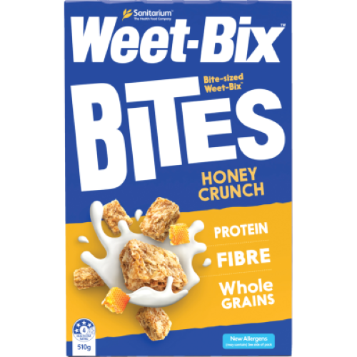 Sanitarium Weet-Bix Bites Crunchy Honey Breakfast Cereal 510g