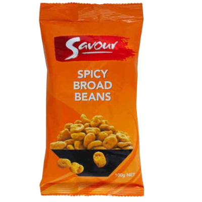 Savour Spicy Broad Beans 100g