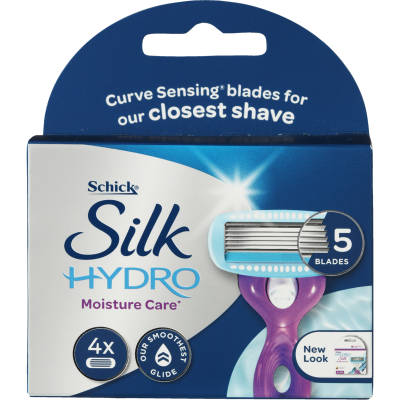 Schick Silk Hydro Moisture Care Curve Sensing Blades 4pk