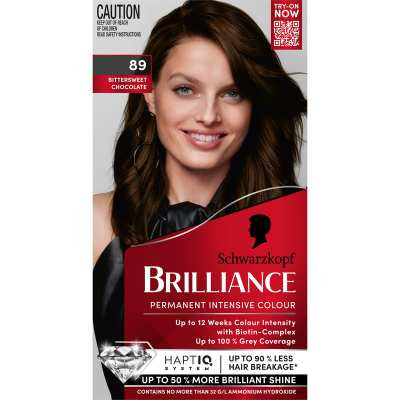 Schwarzkopf Brilliance 89 Bitter Sweet Chocolate Hair Colour 1pk