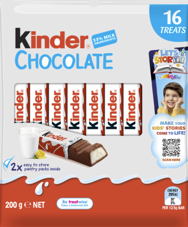 Kinder Chocolate Bars 200g
