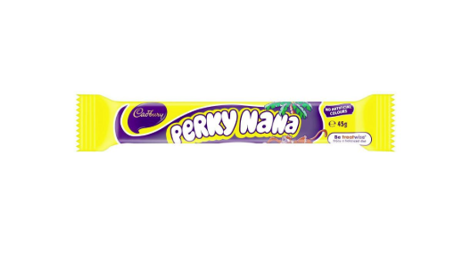 Cadbury Perky Nana Chocolate Bar 45g