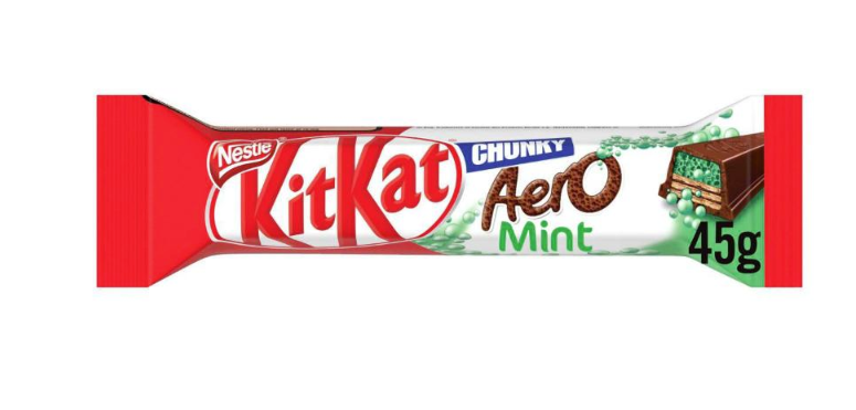 Nestle Kit Kat Chunky Aero Mint Chocolate Bar 45g
