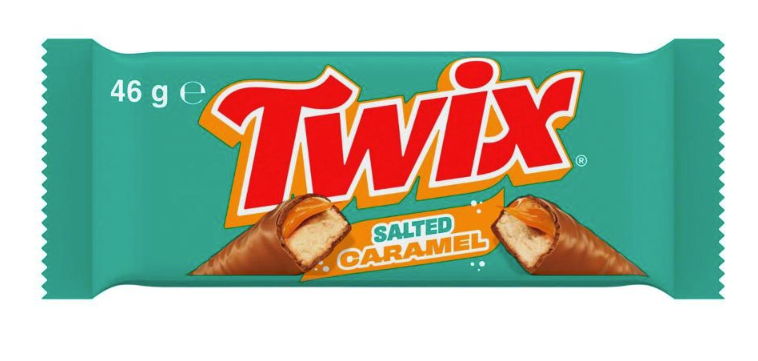 Twix Salted Caramel Confectionery Bars 46g