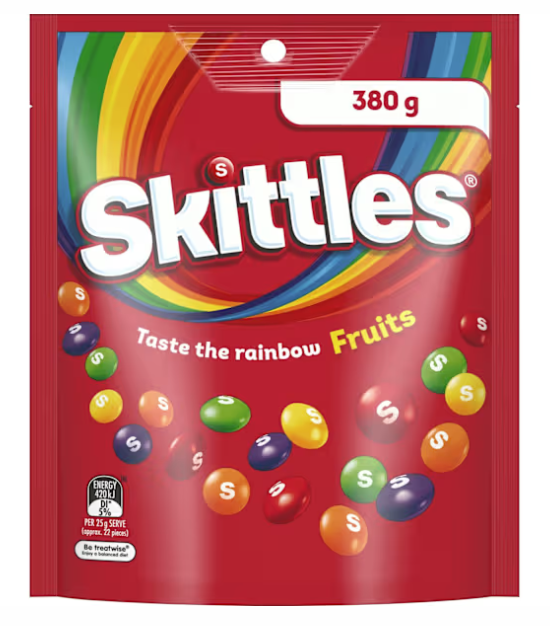 Skittles Fruits 380g