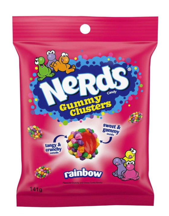 NERDS Rainbow Gummy Clusters 141g