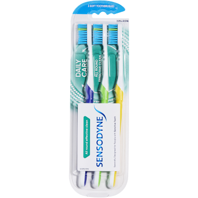 Sensodyne Total Care Sensitive Soft Toothbrush 3pk