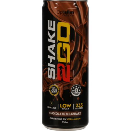 Shake2Go Shake2Go Chocolate Milkshake 350ml