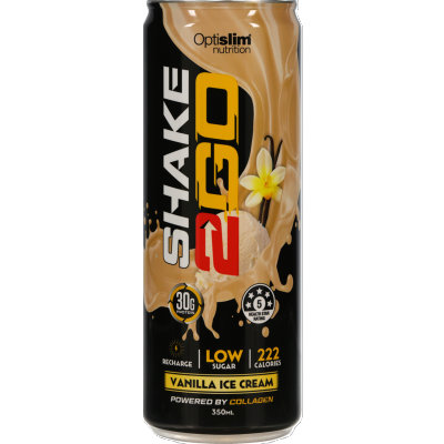 Shake2Go Shake2Go Vanilla Ice Cream 350ml