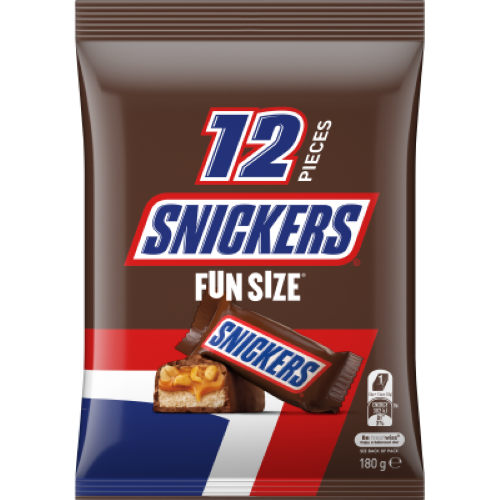 Snickers Fun Size Chocolate Bars 180g