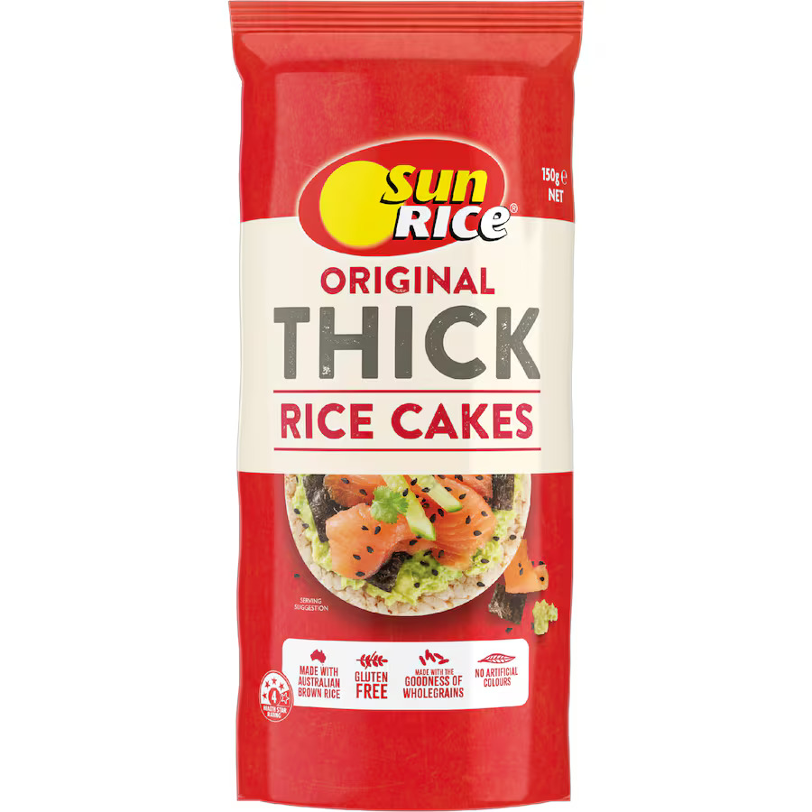 SunRice Original Thick Rice Cakes 150g