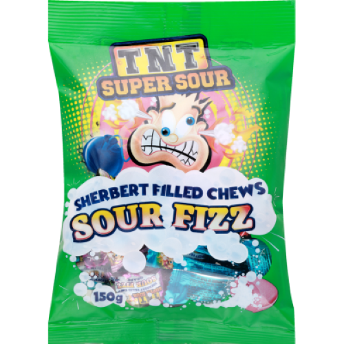 TNT Sherbet Filled Chews 150g