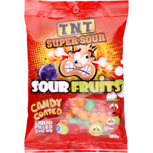 TNT Sour Fruits 180g