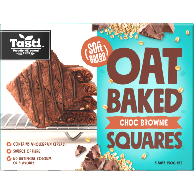 Tasti Choc Brownie Oat Baked Squares 150g
