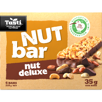 Tasti Deluxe Nut Bars 6 x 35g