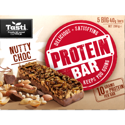 Tasti Nutty Choc Protein Bars 5 x 40g