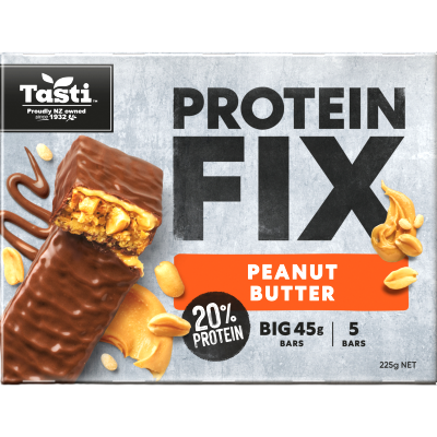 Tasti Protein Fix Peanut Butter Bars 5 x 45g