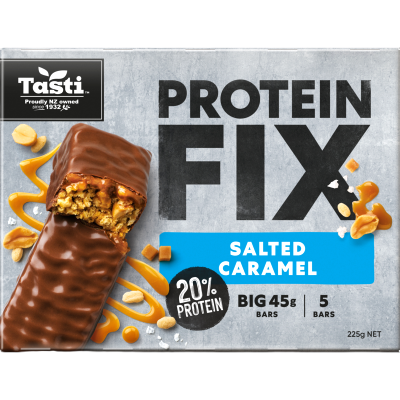 Tasti Protein Fix Salted Caramel Bars 5 x 45g