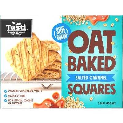Tasti Salted Caramel Oat Baked Squares 150g