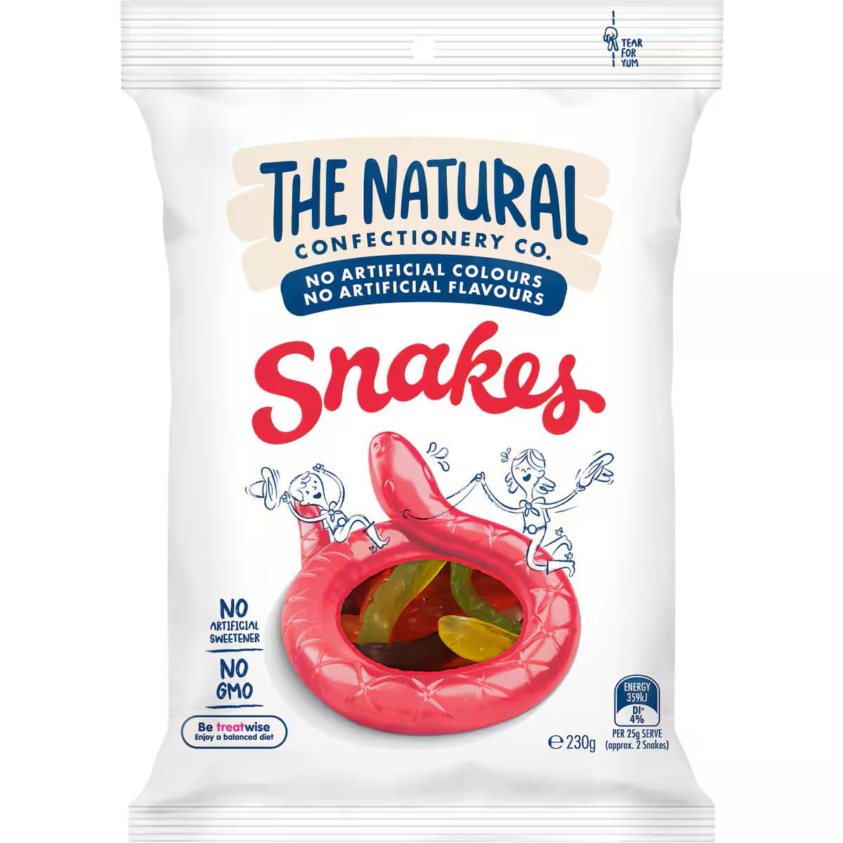 The Natural Confectionery Co. Snakes 230g