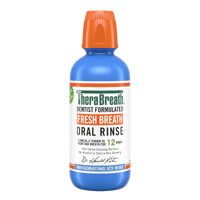 TheraBreath Icy Mint Oral Rinse 473ml