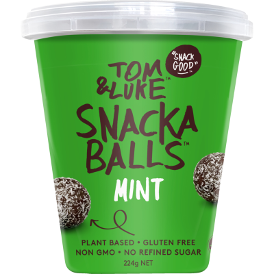 Tom & Luke Mint Snackaballs 224g