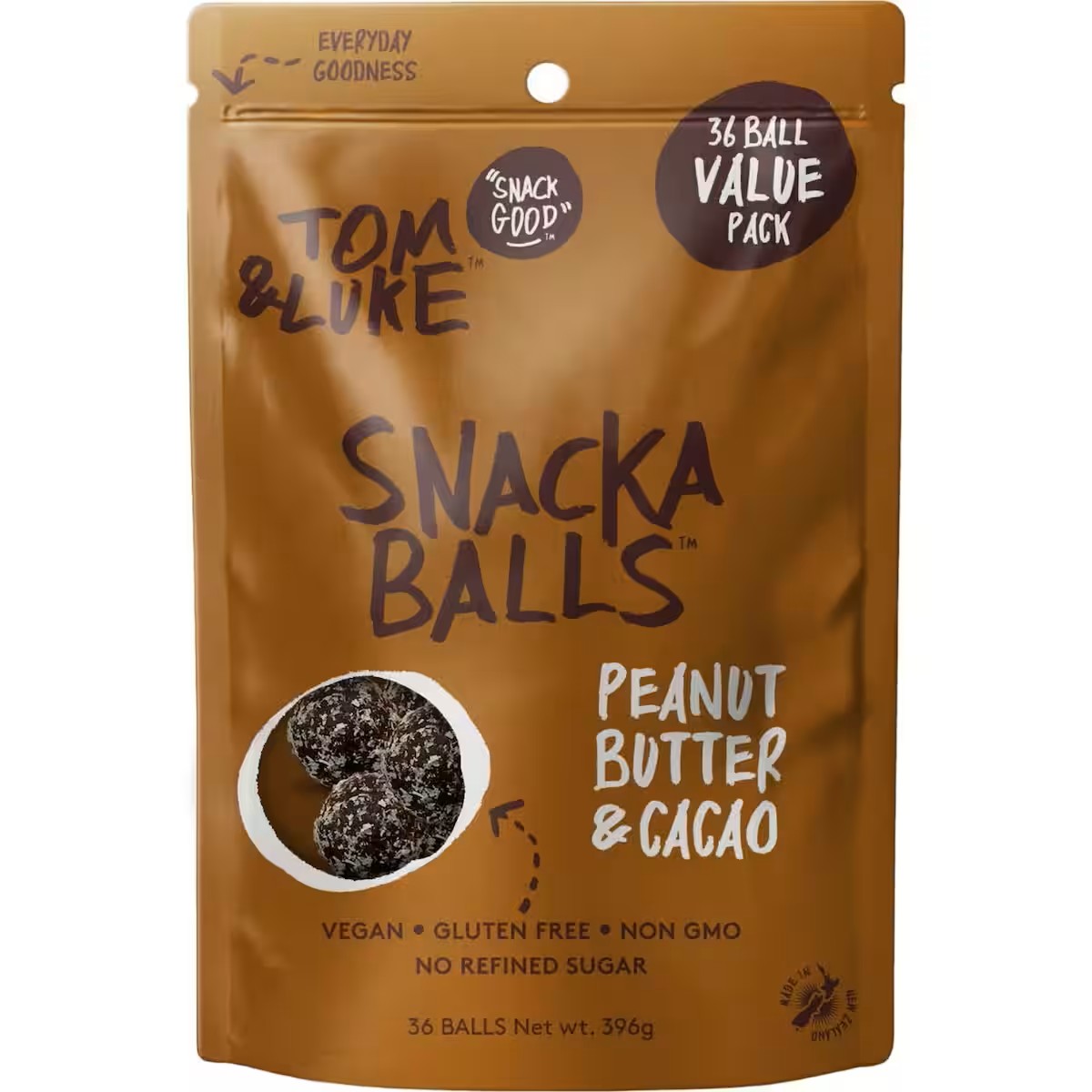 Tom & Luke Peanut Butter & Cacao Snackaballs 396g