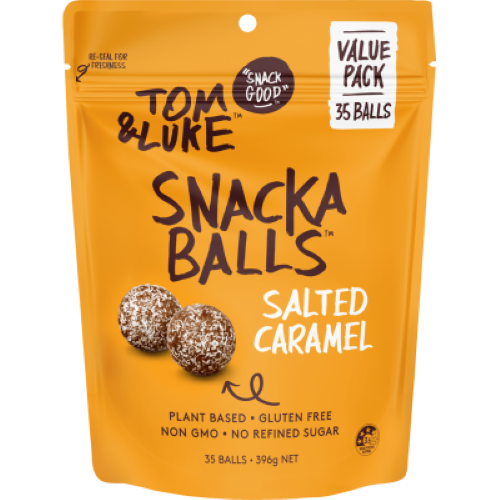 Tom & Luke Salted Caramel Snackaballs 396g