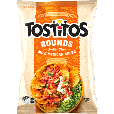 Tostitos Rounds Mild Mexican Salsa Tortilla Chips 290g