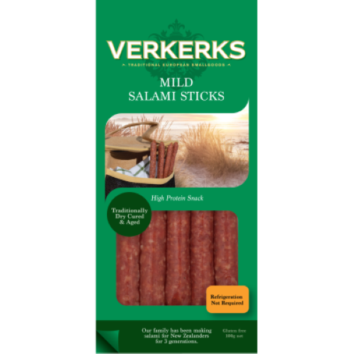 Verkerks Mild Salami Sticks 100g