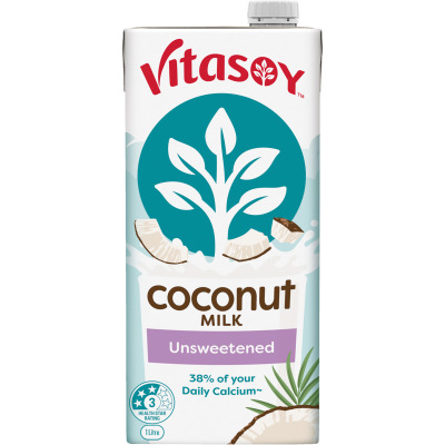 Vitasoy Unsweetened Coconut Milk 1l