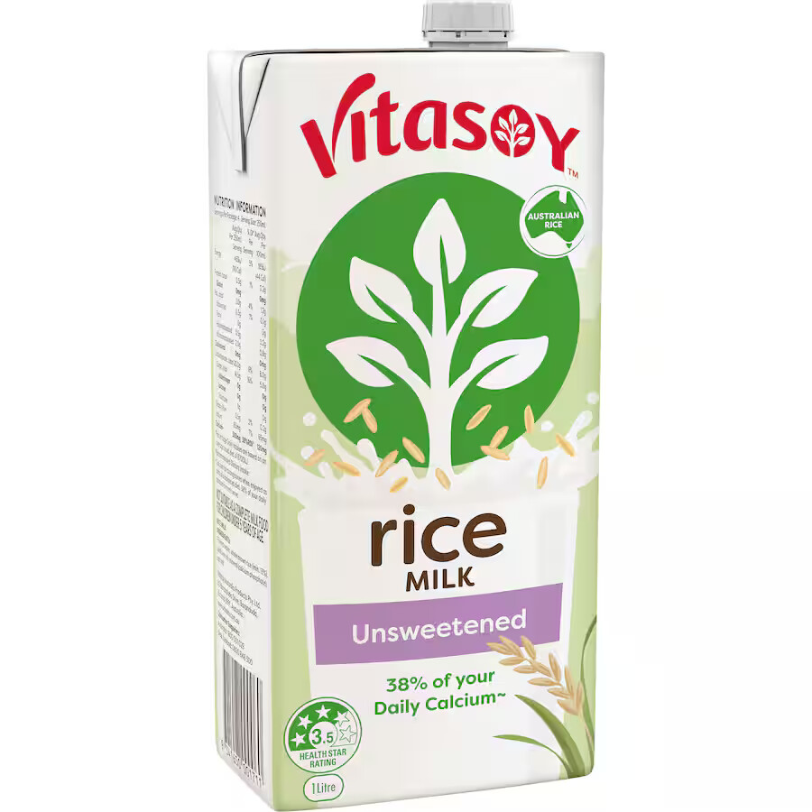 Vitasoy Unsweetened Rice Milk 1l